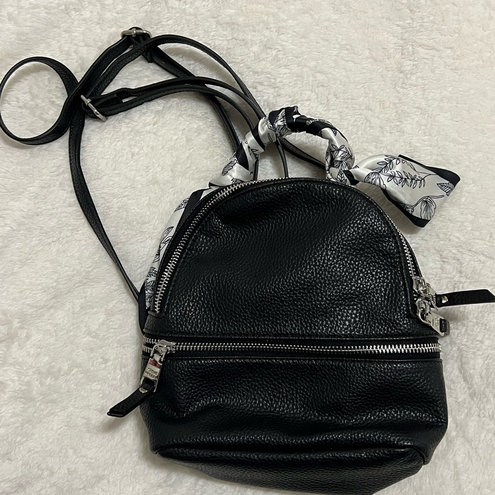 Mini Black Backpack